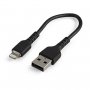 Startech Rusbltmm15cmb 6 Inch Durable Usb-a To Lightning Cable