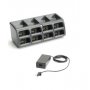 Zebra RS507 8-battery Charger with external power supply WITHOUT an AC cord
