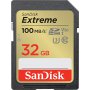 SanDisk Extreme SD UHS-I Card, V30, U3, 4K UHD 32GB