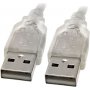 8ware Usb 2.0 Cable Type A To A M/m Transparent 3m