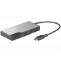 Alogic Usb-a Fusion Swift 4-in-1 Hub -space Grey UAFUUA-SGR