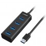 Mbeat 4-port Usb 3.0 Hub - Black