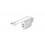 Belkin Wce001au1mwh 2 Port Wall Charger, 12w, Usb-a (2), Boost Charge, White, Include Usb-a To C Cable,