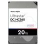 WD 20TB Ultrastar DC HC560 7200 rpm SATA III 3.5" Internal HDD