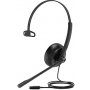 Yealink Yhm341 Wideband Qd Mono Headset, Leather Ear Cushion, For Yealink Ip Phones, Qd Cord Not Included