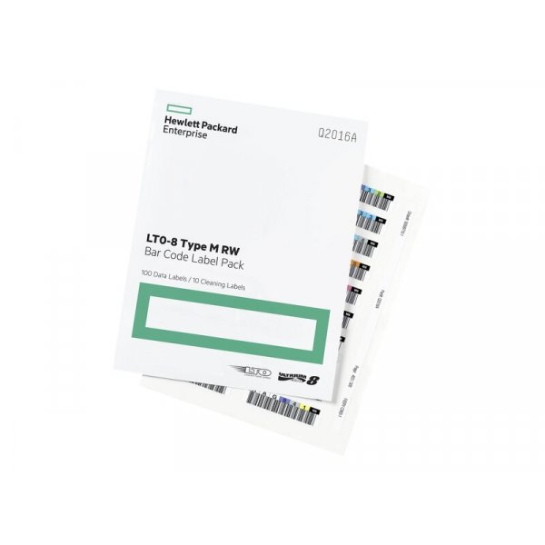Buy HP Q2016A Ultrium LTO7 TYPE M RW Tape Barcode Label Pack (100 Data