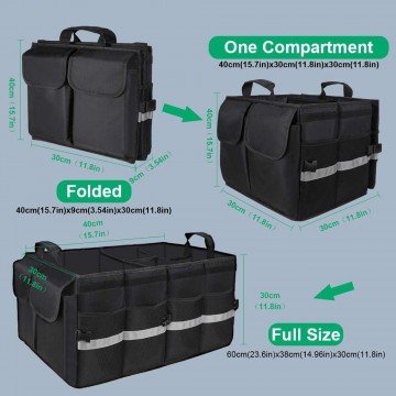 Buy Ugreen 80710 Ugreen Multifunctional Car Trunk Organizer Black