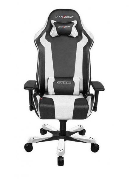 Dxracer Ks06 Series Gaming Chair Neck Lumbar Support Black White