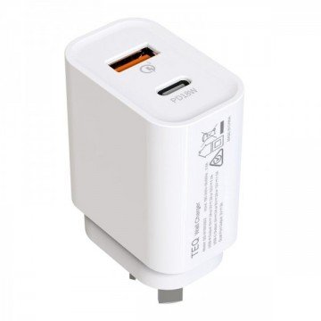 Buy Teq Pd18w + Qc 3.0 Fast Charger Dual Adapter | Skycomp