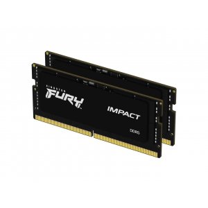 Kingston 64GB DDR5-5600MT/s CL40 SODIMM (Kit of 2) FURY Impact PnP Memory KF556S40IBK2-64