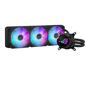 Asus Rog Strix Lc Iii 360 All-in-one Liquid Cpu Cooler, Aura Sync, 3x Rog Strix Af-12s Fan, Intel: Lga 1700, 1200, 115x