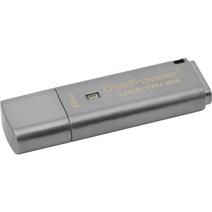 Kingston Dtlpg3/8gbcl 8gb Usb3.0 Dt Lockercologo