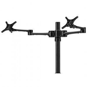 Atdec Dual Arm Desktop Monitor Mount Blk