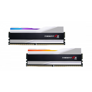 G.skill TRIDENT Z5 RGB 32GB KIT SILVER 2X16GB DDR5 6000MHZ CL40-40-40-96 1.35V UDIMM Memory
