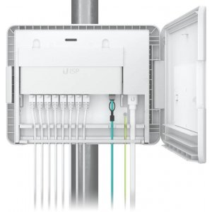 Ubiquiti Uisp Box, Outdoor Box For Uisp-r & Uisp-s, Pole Or Wall-mountablke, Ipx6-rated Water Resistance