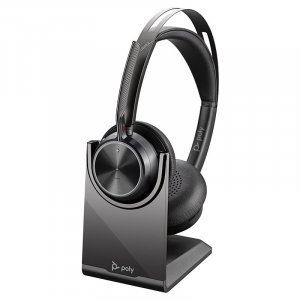 Poly Voyager Focus 2 UC ANC Stereo Bluetooth Headset (Stand & USB Dongle)