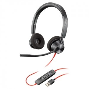 Plantronics 213934-01 Blackwire 3320, Uc, Stereo Usb-a Corded Headset