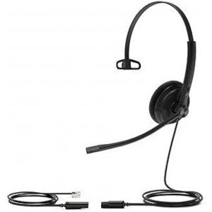 Yealink Yhs34-lite-mono Yhs34 Mono Wideband Headset, Foam Cushions - For Yealink Ip Phones