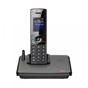 Poly 2200-49230-015 Vvx D230 Dect Base Station With Dect Handset. 1880-1900 Mhz Dect, Inc Power Supply