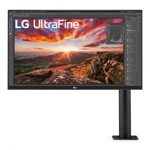 LG 27BN88U-B UltraFine Ergo 27" 4K UHD HDR400 IPS Monitor with 60W USB-C