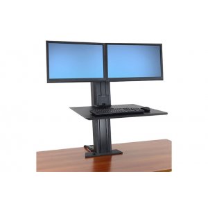 Ergotron 33-407-085 Workfit-sr Dual Monitor (black)