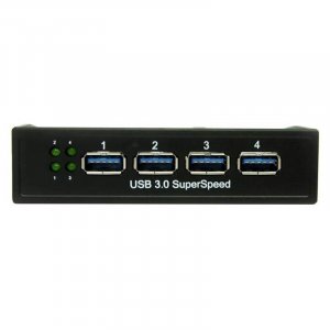 StarTech USB 3.0 Front Panel 4 Port Hub - 3.5 Bay