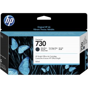 Hp 3ed45a 730b 130ml Matte Black Ink Cartridge