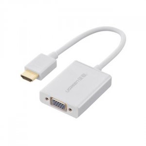 Ugreen 40212 HDMI to VGA/3.5mm Audio+Micro USB Converter