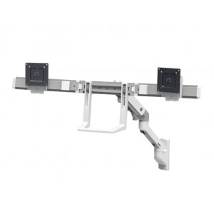 Ergotron 45-479-216 HX Wall Dual Monitor Arm White