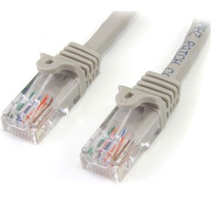 StarTech 15m Cat5e Snagless RJ45 UTP Patch Cable (M/M) - Grey