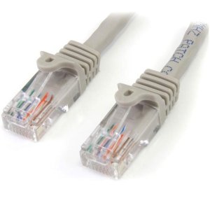 StarTech 2m Cat5e Snagless RJ45 UTP Patch Cable (M/M) - Grey