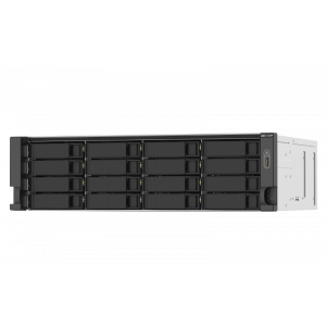 Qnap Ts-1673au-rp-16g Ts-1673au-rp-16g,16bay Nas(no Disk),amd V1500b,16gb,2.5gbe(2),pcie(2)usb(4),rpsu,3yr