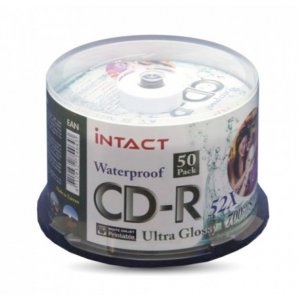 Intact Cd-r / 52x / 50 Cake / Waterproof / Wp5250