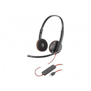 OLY BLACKWIRE C3220 UC STEREO CORDED HEADSET USB-C