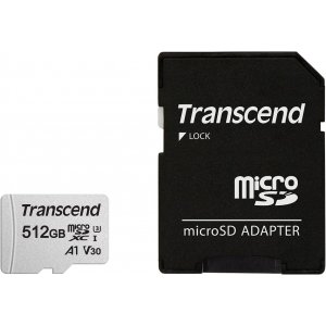 Transcend 512GB microSDXC/SDHC 300S Memory Card TS512GUSD300S-A