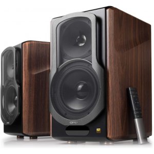 Edifier S2000mkiii 2.0 Lifestyle Active Bookshelf Bluetooth Studio Speakers - Bt/aux/optical/coaxial 124w Rms Mdf Wood Panel