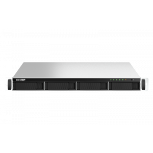 Qnap TS-464U-RP-8G 4-bay Nas(no Disk) Celeron Qc 2.0ghz, 8gb, 2.5gbe(2), Pcie, 1u, Rpsu, 3yr Wty
