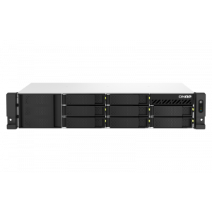 Qnap TS-864eU-RP-4G 8-bay 2u Short Depth 12" Rackmount Nas, Intel Celeron N5105/n5095 Quad-core, Burst Up To 2.9 Ghz, 4gb Ram, 3 Yrs Wty ( No Rail )