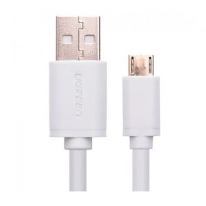 Ugreen Micro Usb 2.0 Male To Usb Male Cable Gold-plated 2m White 10850