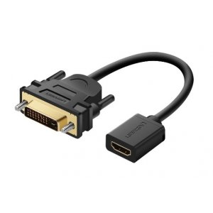 Ugreen Hdmi Female To Dvi 24+1 Dvi-d Male Adapter Gold Plated 20118