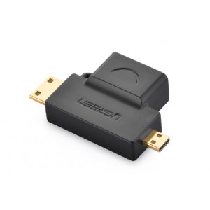 Ugreen Micro Hdmi + Mini Hdmi Male To Hdmi Female Adapter / 20144