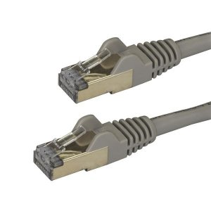 StarTech 0.5m Gray Cat6a / Cat 6a Shielded Ethernet Patch Cable 0.5 m 6ASPAT50CMGR