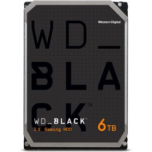 WD Black 6TB Gaming Internal Hard Drive HDD - 7200 RPM, SATA 6 Gb/s, 128 MB Cache 3.5" - WD6004FZWX