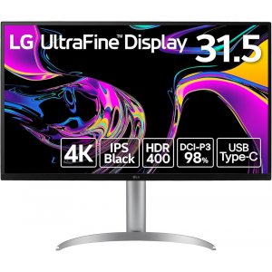 LG 32UQ850V-W 32 4K UHD 3840X2160 ULTRAFINE IPS MONITOR HDMI DP USB-C HAS SPK 3 YEARS WARRANTY