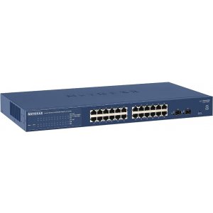 Netgear Gs724tp-300aus 24-port Smart L2/l2+ Managed Switch, Poe+(24) 190w, Sfp(2), Life Wty