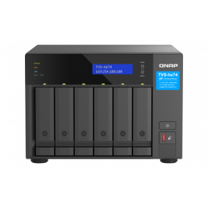 Qnap TVS-h674-i3-16G 6-bay Quts Hero NAS