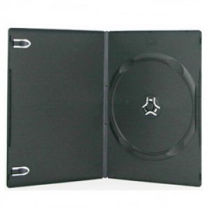 Generic (DVDCASE-BS1) DVD CASE SLIM FIT 1 BLACK 7MM