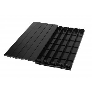 Cyberpower Cra20001 Cra20001 19" 1u Airflow Management Blanking Panel, Tooless Installation.