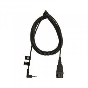 Jabra QD to 2.5mm Jack Coiled Cable - 2 Metres 8800-01-46