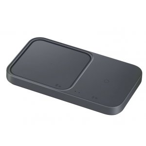 Samsung Ep-p5400bbegww Wireless Charger Pad- Duo, Without Cable, Dark Grey, 1yr